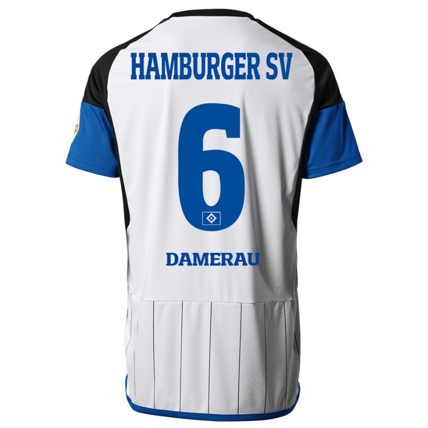 Damen Alexander Werner Damerau #6 Weiß Heimtrikot Trikot 2023/24 T-Shirt Belgien