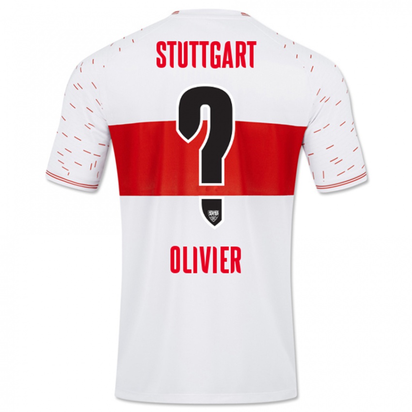 Dames Christopher Olivier #0 Wit Thuisshirt Thuistenue 2023/24 T-Shirt België