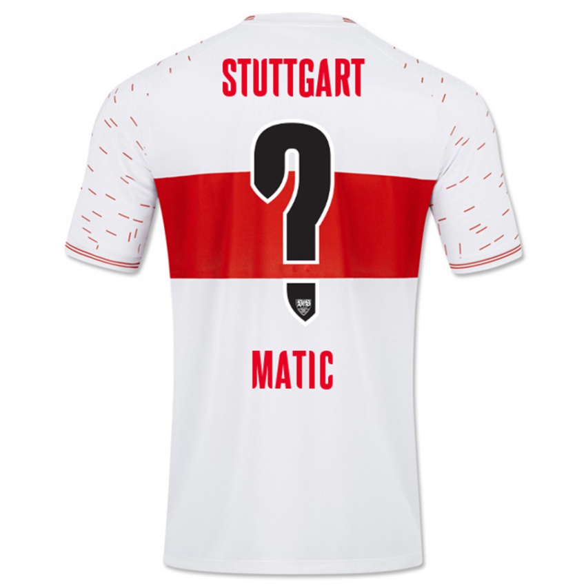 Dames Nikolas Matic #0 Wit Thuisshirt Thuistenue 2023/24 T-Shirt België