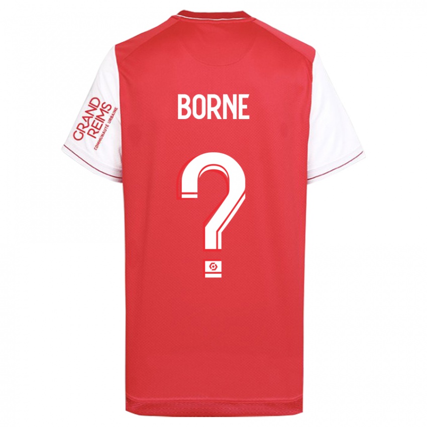Dames Melvin Borne #0 Rood Thuisshirt Thuistenue 2023/24 T-Shirt België