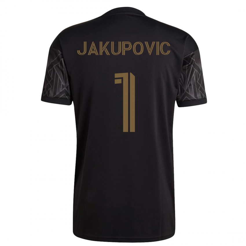 Dames Eldin Jakupovic #1 Zwart Thuisshirt Thuistenue 2023/24 T-Shirt België