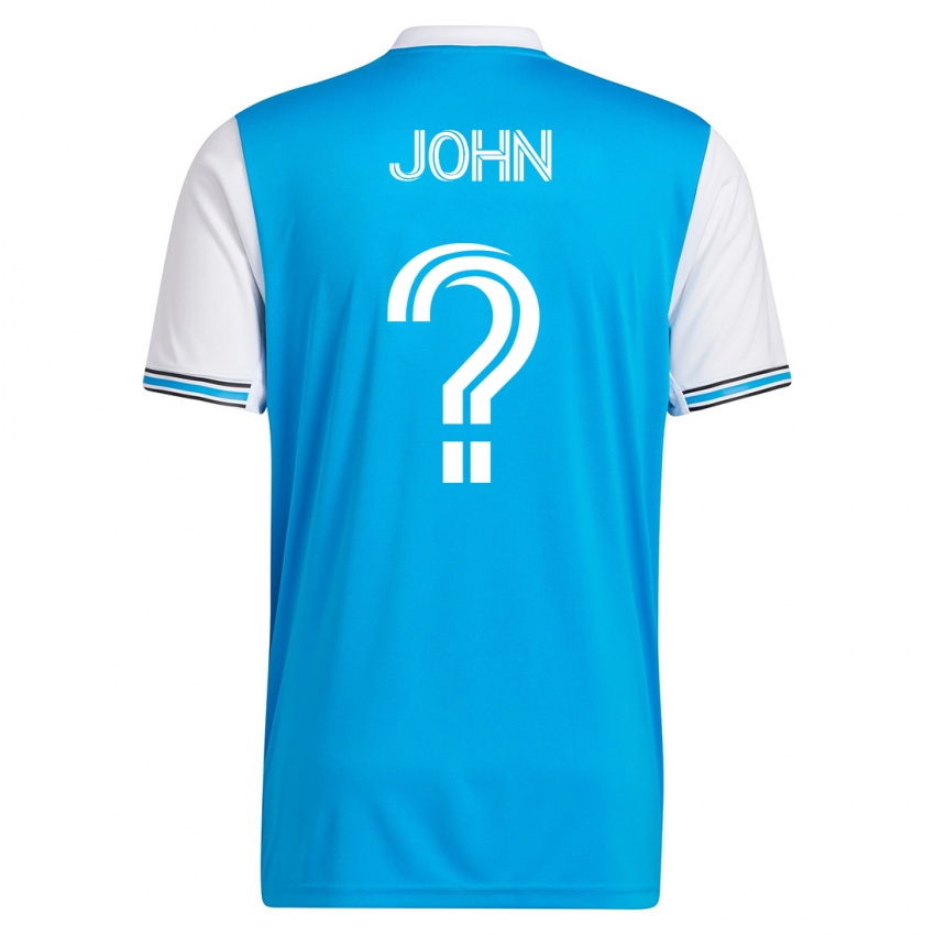 Dames Aron John #0 Blauw Thuisshirt Thuistenue 2023/24 T-Shirt België
