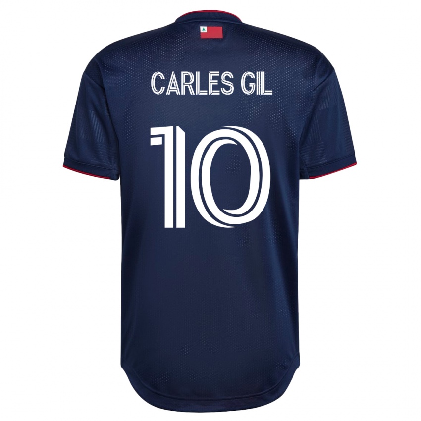 Dames Carles Gil #10 Marine Thuisshirt Thuistenue 2023/24 T-Shirt België