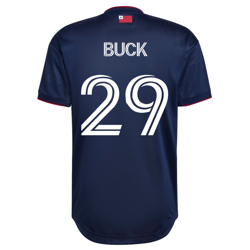 Dames Noel Buck #29 Marine Thuisshirt Thuistenue 2023/24 T-Shirt België