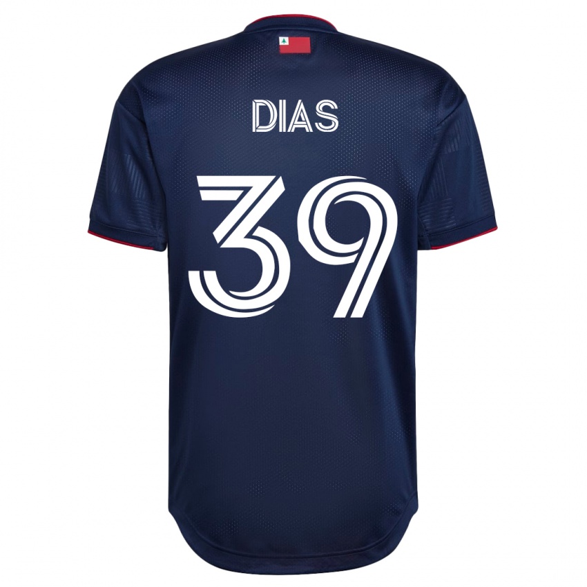 Dames Marcos Dias #39 Marine Thuisshirt Thuistenue 2023/24 T-Shirt België