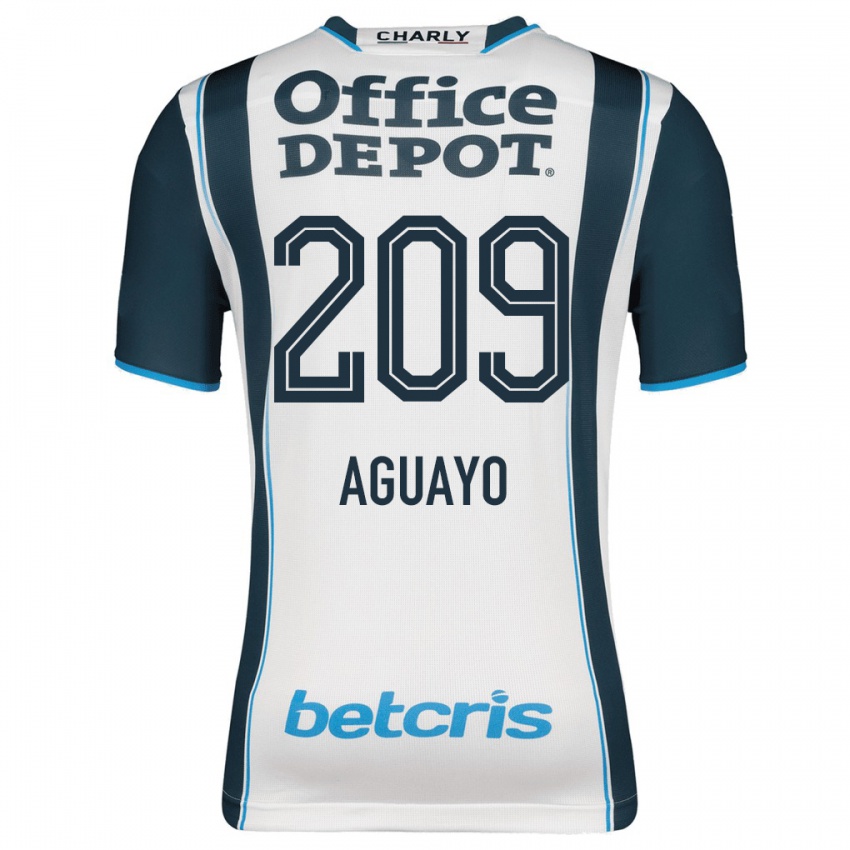 Dames Sergio Aguayo #209 Marine Thuisshirt Thuistenue 2023/24 T-Shirt België
