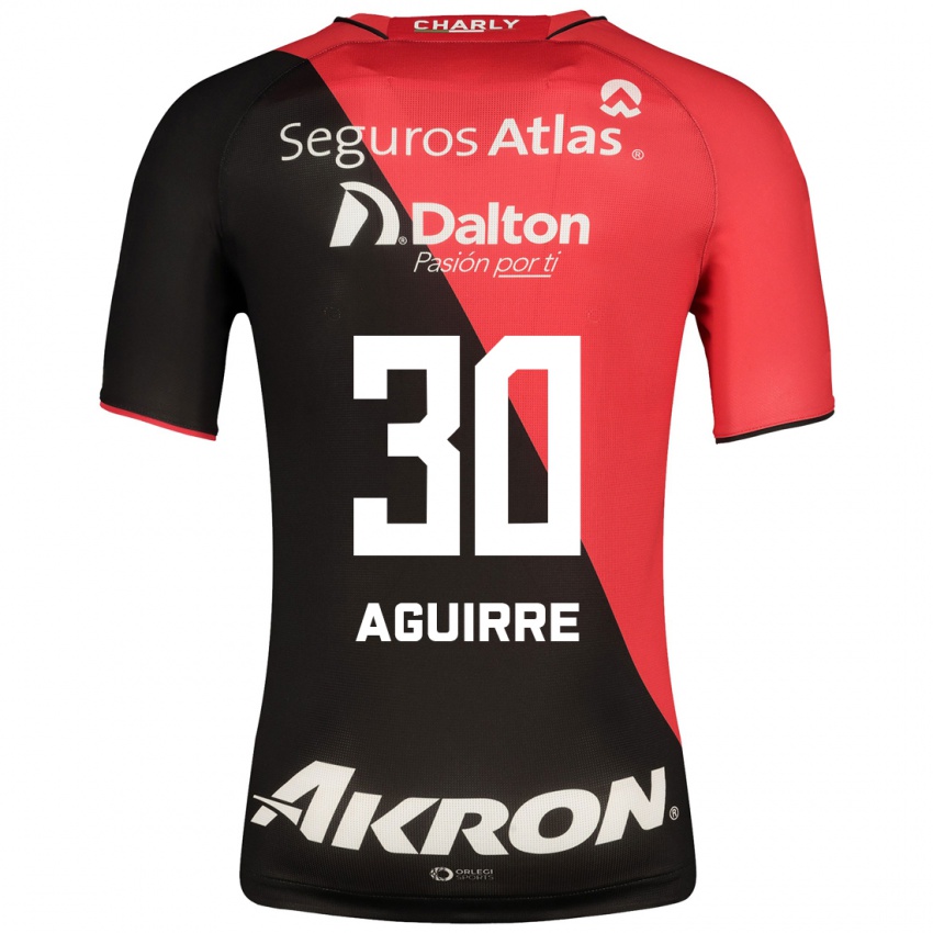Dames Eduardo Aguirre #30 Zwart Thuisshirt Thuistenue 2023/24 T-Shirt België
