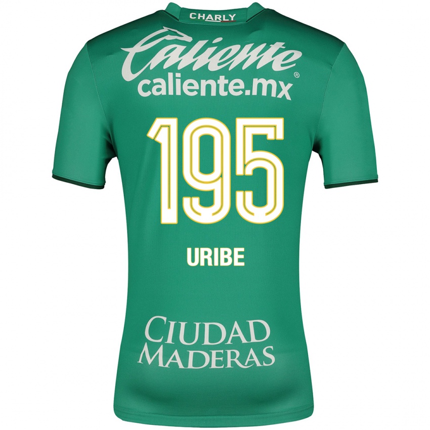 Dames Héctor Uribe #195 Groente Thuisshirt Thuistenue 2023/24 T-Shirt België