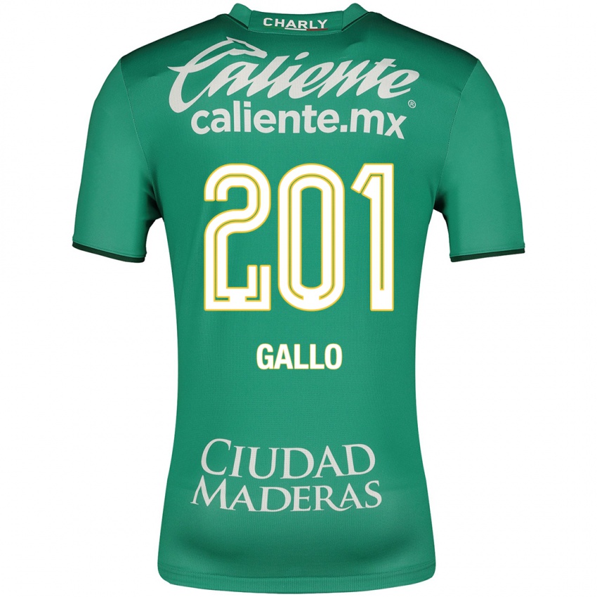 Dames Andrés Gallo #201 Groente Thuisshirt Thuistenue 2023/24 T-Shirt België