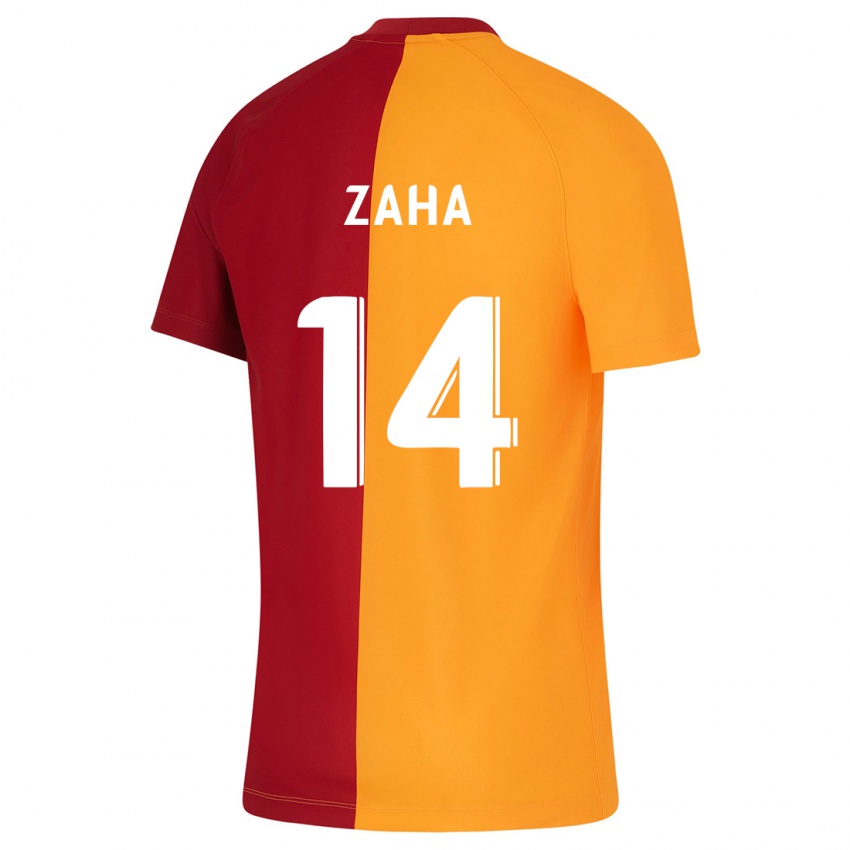 Dames Wilfried Zaha #14 Oranje Thuisshirt Thuistenue 2023/24 T-Shirt België