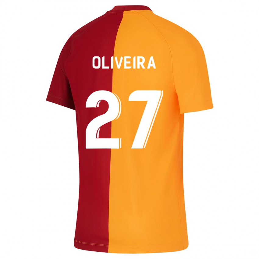 Dames Sergio Oliveira #27 Oranje Thuisshirt Thuistenue 2023/24 T-Shirt België