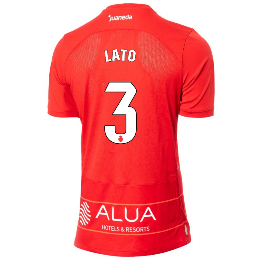 Dames Toni Lato #3 Rood Thuisshirt Thuistenue 2023/24 T-Shirt België