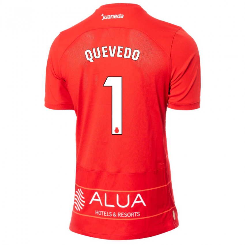 Dames Alex Quevedo #1 Rood Thuisshirt Thuistenue 2023/24 T-Shirt België