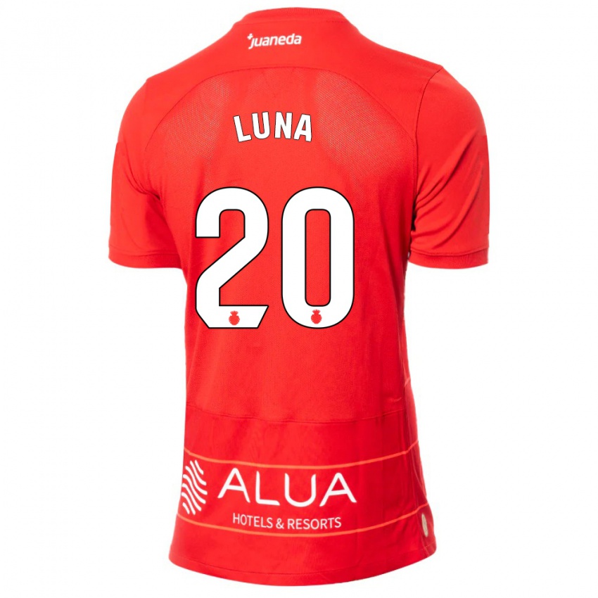 Dames Daniel Luna #20 Rood Thuisshirt Thuistenue 2023/24 T-Shirt België