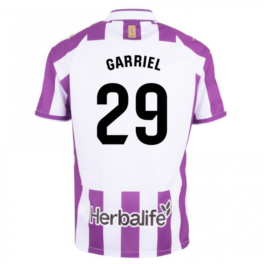 Dames Iván Garriel #29 Paars Thuisshirt Thuistenue 2023/24 T-Shirt België