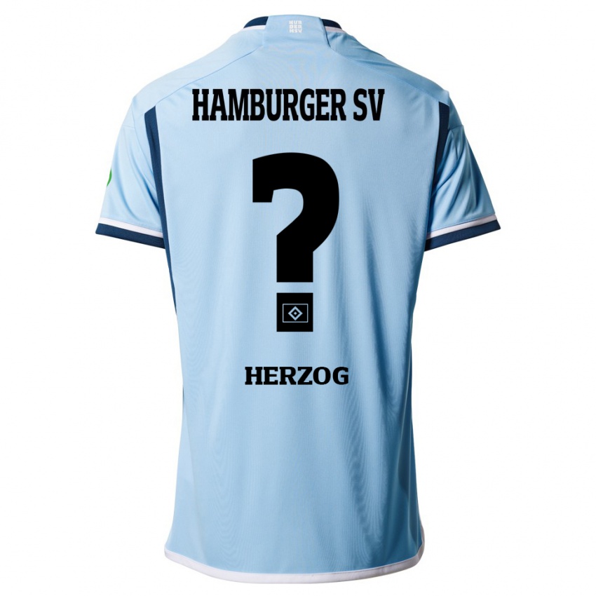 Damen Miguel Herzog #0 Blau Auswärtstrikot Trikot 2023/24 T-Shirt Belgien