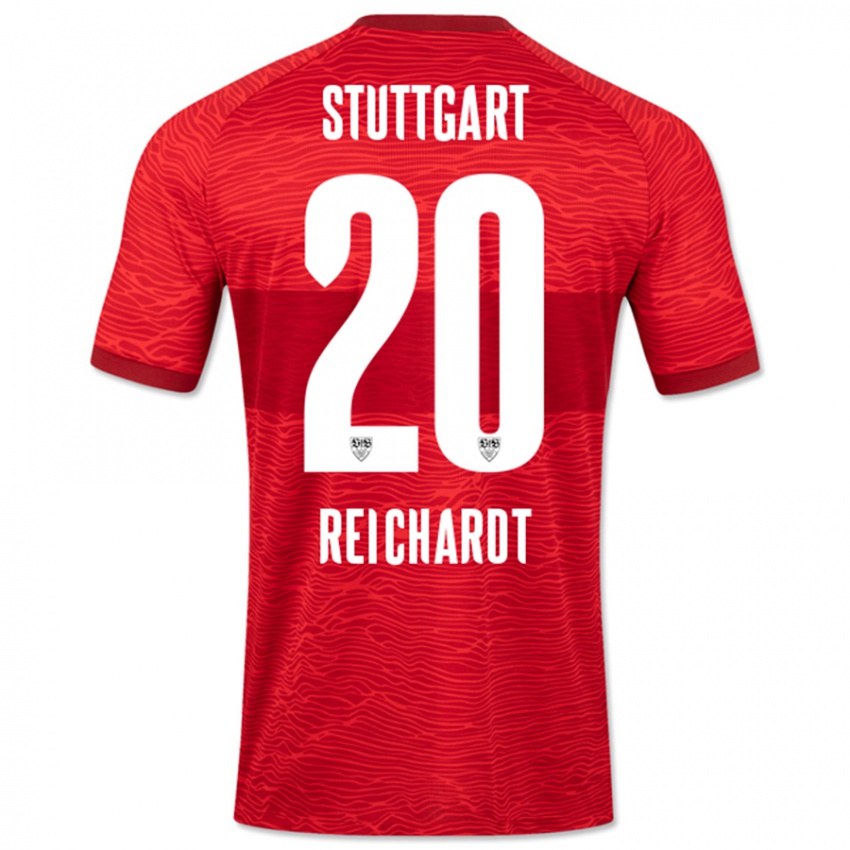 Dames Leon Reichardt #20 Rood Uitshirt Uittenue 2023/24 T-Shirt België