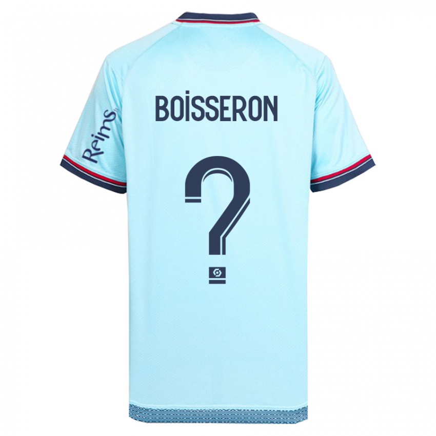 Dames Jawad Boisseron #0 Hemelsblauw Uitshirt Uittenue 2023/24 T-Shirt België