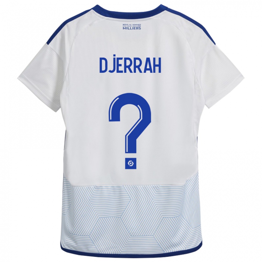 Dames Karim Djerrah #0 Wit Uitshirt Uittenue 2023/24 T-Shirt België