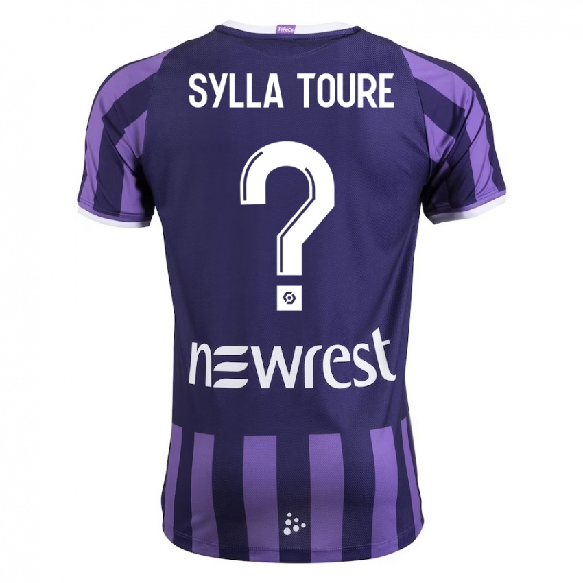 Dames Ismael Sylla Touré #0 Paars Uitshirt Uittenue 2023/24 T-Shirt België