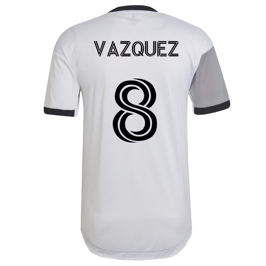 Dames Víctor Vázquez #8 Wit Uitshirt Uittenue 2023/24 T-Shirt België