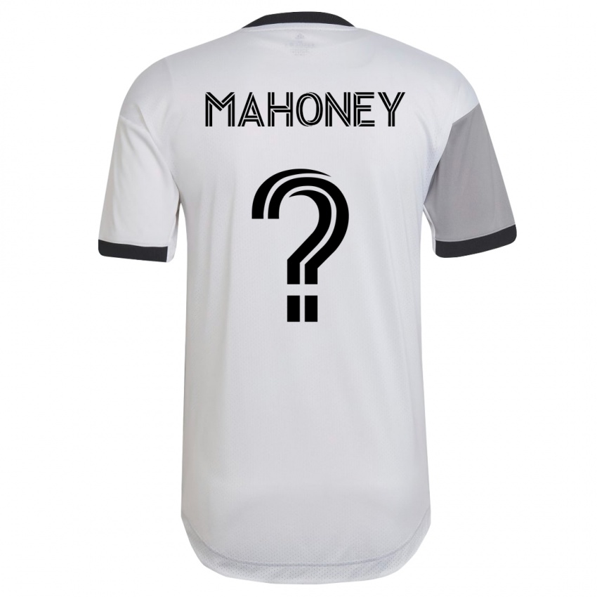 Femme Maillot Adrian Mahoney #0 Blanc Tenues Extérieur 2023/24 T-Shirt Belgique