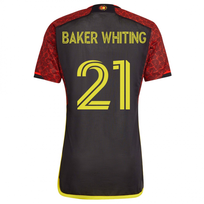 Dames Reed Baker-Whiting #21 Oranje Uitshirt Uittenue 2023/24 T-Shirt België
