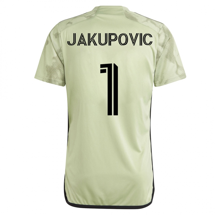 Dames Eldin Jakupovic #1 Groente Uitshirt Uittenue 2023/24 T-Shirt België