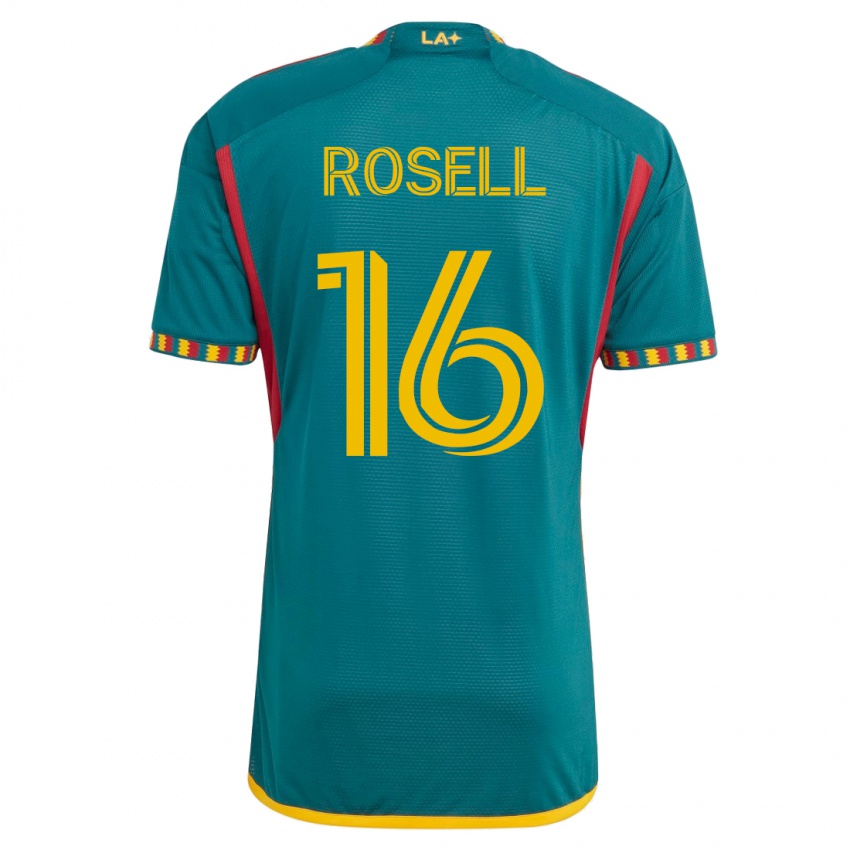Dames Uri Rosell #16 Groente Uitshirt Uittenue 2023/24 T-Shirt België