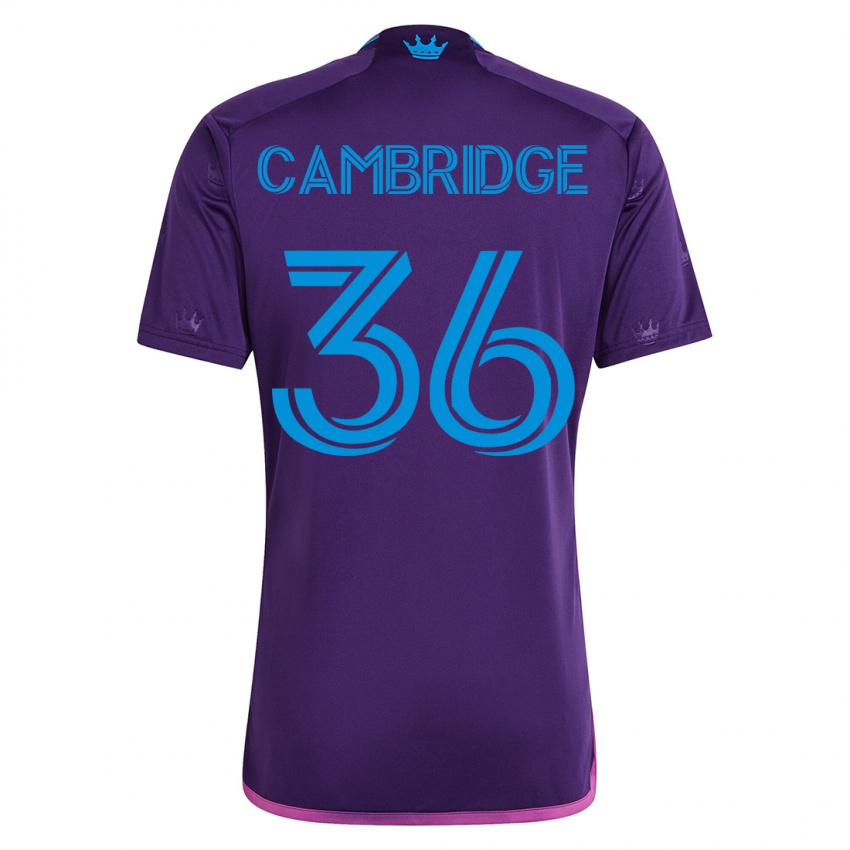 Dames Brandon Cambridge #36 Viooltje Uitshirt Uittenue 2023/24 T-Shirt België