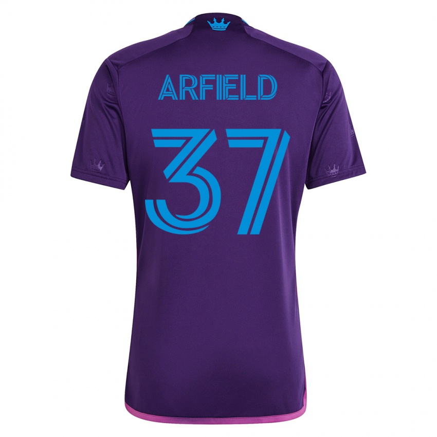 Dames Scott Arfield #37 Viooltje Uitshirt Uittenue 2023/24 T-Shirt België