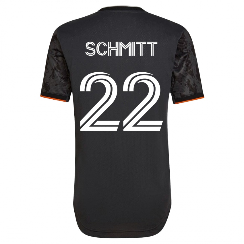Dames Tate Schmitt #22 Zwart Uitshirt Uittenue 2023/24 T-Shirt België