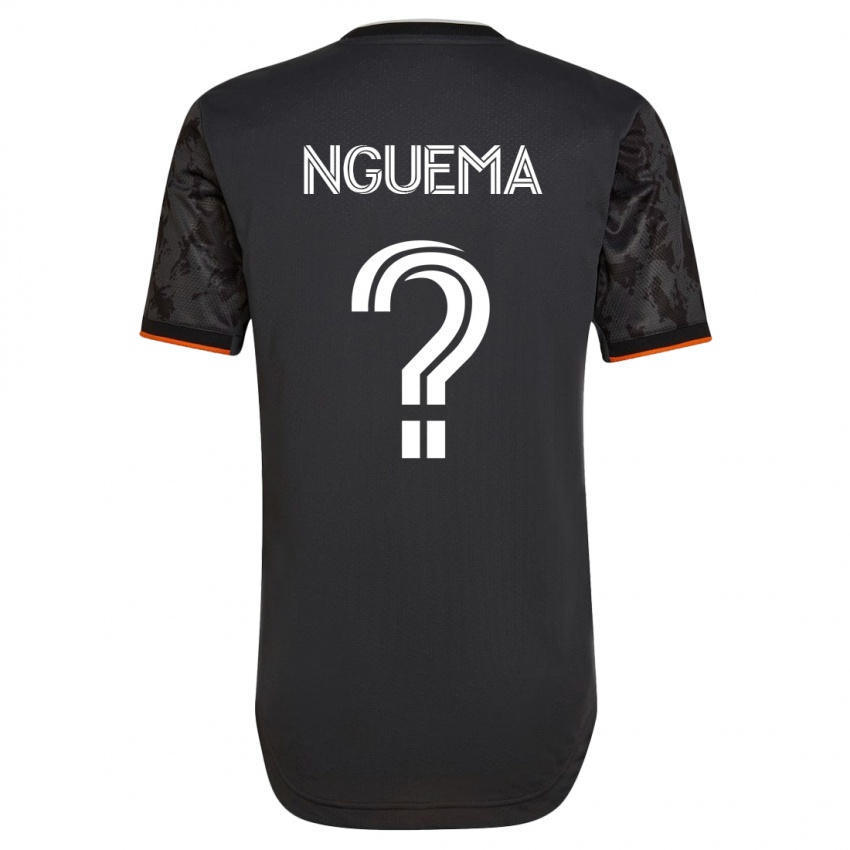 Dames David Ndong Nguema #0 Zwart Uitshirt Uittenue 2023/24 T-Shirt België
