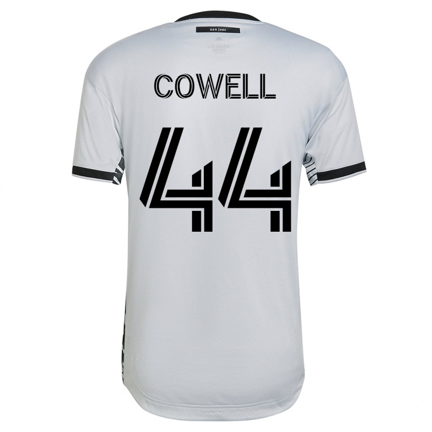 Dames Cade Cowell #44 Wit Uitshirt Uittenue 2023/24 T-Shirt België