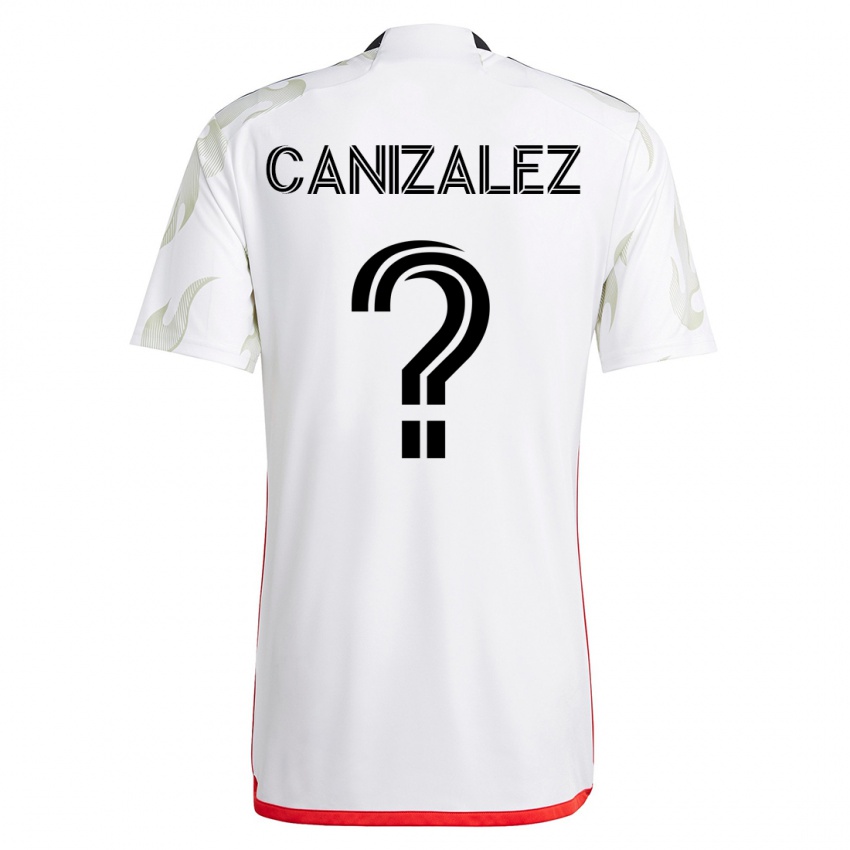 Dames Henry Canizalez #0 Wit Uitshirt Uittenue 2023/24 T-Shirt België