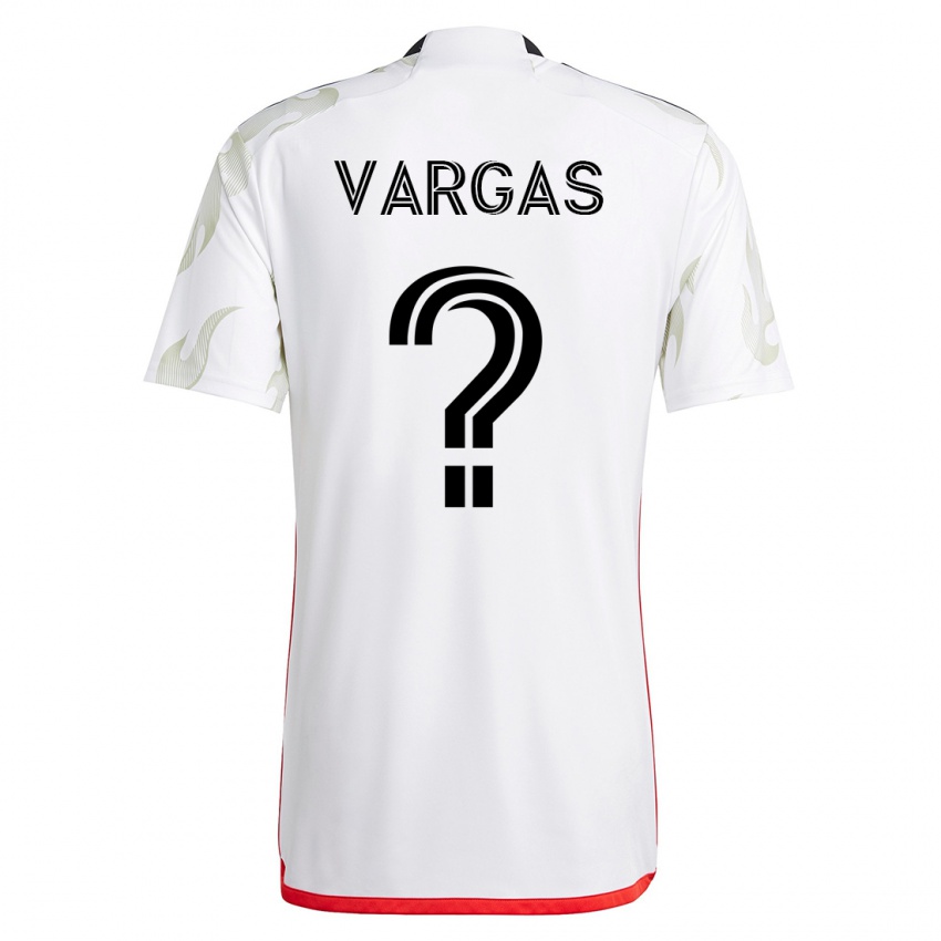 Dames Nayrobi Vargas #0 Wit Uitshirt Uittenue 2023/24 T-Shirt België