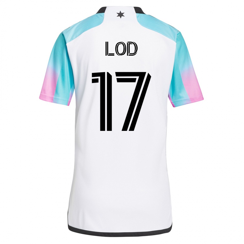 Dames Robin Lod #17 Wit Uitshirt Uittenue 2023/24 T-Shirt België