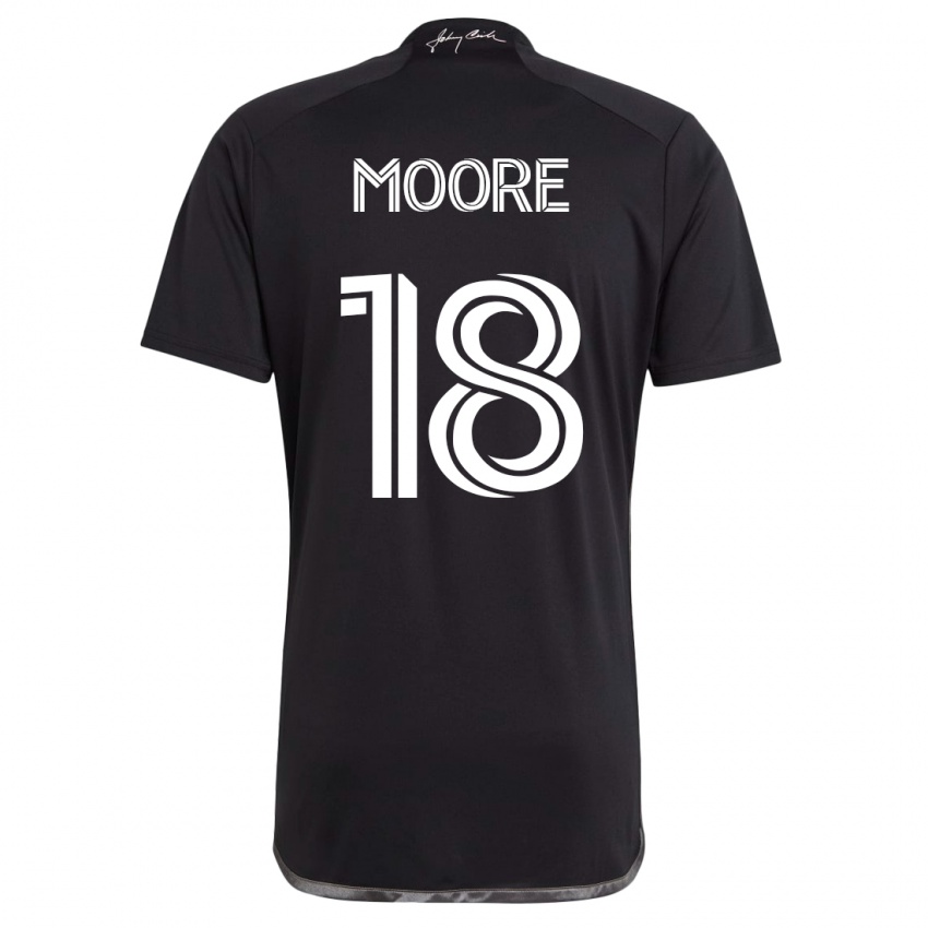Dames Shaq Moore #18 Zwart Uitshirt Uittenue 2023/24 T-Shirt België