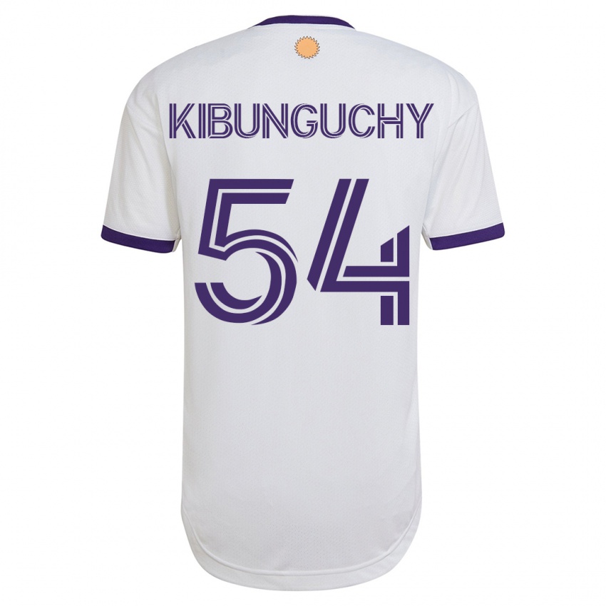 Dames Nabi Kibunguchy #54 Wit Uitshirt Uittenue 2023/24 T-Shirt België