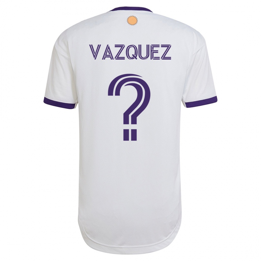 Dames Daniel Vazquez #0 Wit Uitshirt Uittenue 2023/24 T-Shirt België