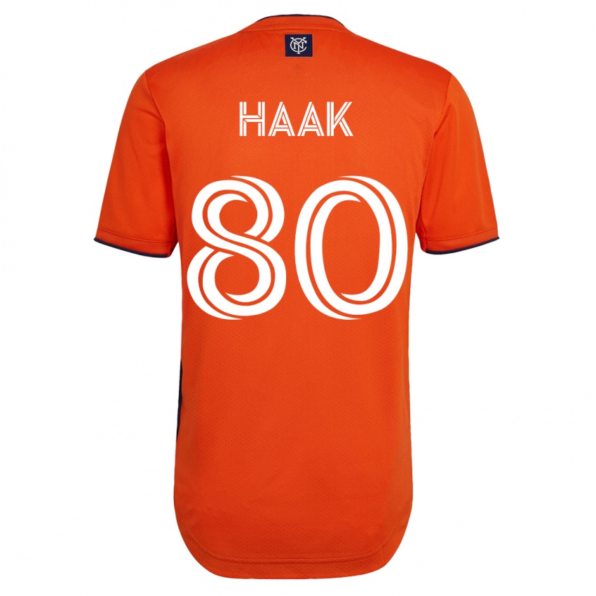 Dames Justin Haak #80 Zwart Uitshirt Uittenue 2023/24 T-Shirt België