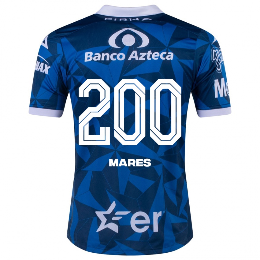 Dames Cristian Mares #200 Blauw Uitshirt Uittenue 2023/24 T-Shirt België