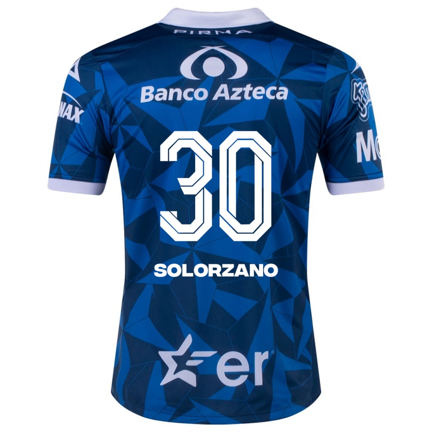 Dames Aisha Solórzano #30 Blauw Uitshirt Uittenue 2023/24 T-Shirt België