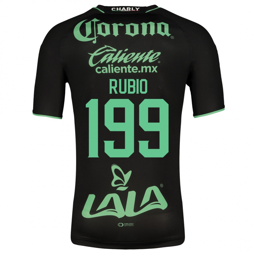 Femme Maillot Ronaldo Rubio #199 Noir Tenues Extérieur 2023/24 T-Shirt Belgique