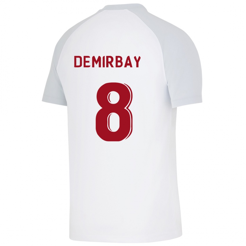 Dames Kerem Demirbay #8 Wit Uitshirt Uittenue 2023/24 T-Shirt België