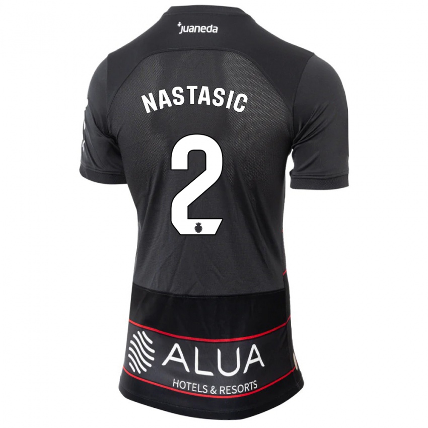 Dames Matija Nastasic #2 Zwart Uitshirt Uittenue 2023/24 T-Shirt België