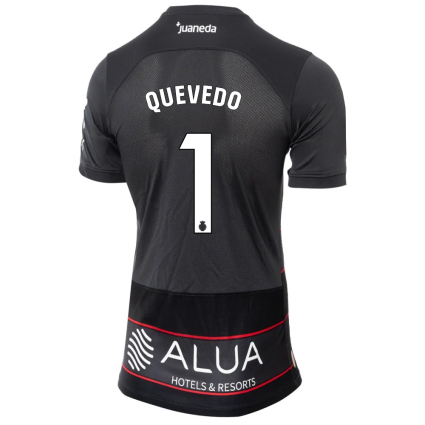 Dames Alex Quevedo #1 Zwart Uitshirt Uittenue 2023/24 T-Shirt België
