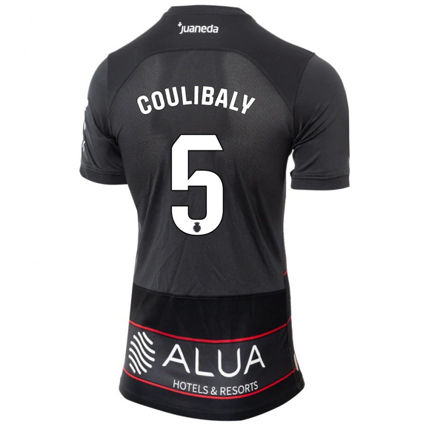 Dames Habib Anas Coulibaly #5 Zwart Uitshirt Uittenue 2023/24 T-Shirt België