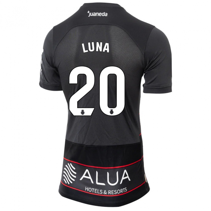 Dames Daniel Luna #20 Zwart Uitshirt Uittenue 2023/24 T-Shirt België