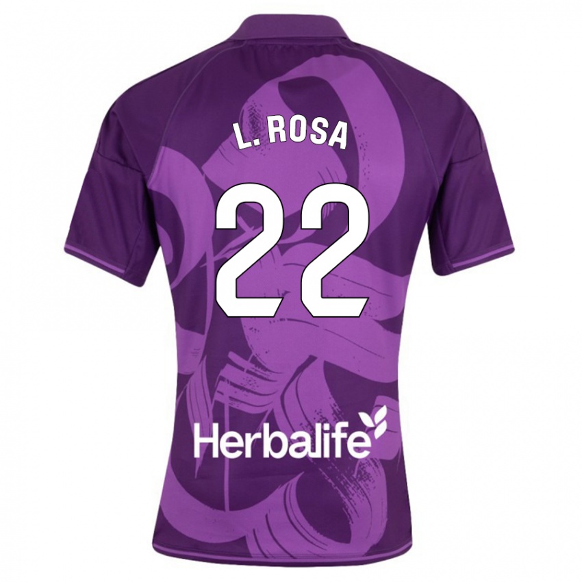 Dames Lucas Rosa #22 Viooltje Uitshirt Uittenue 2023/24 T-Shirt België